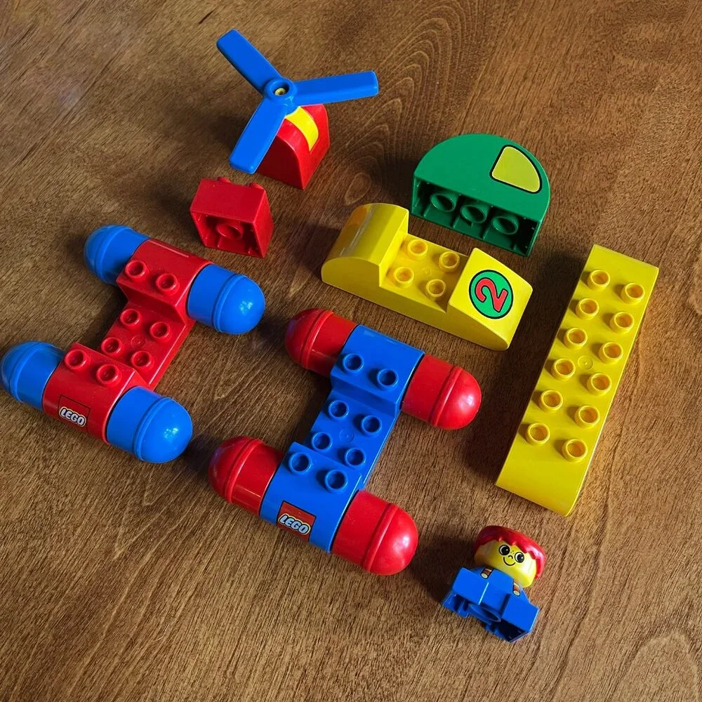 Duplo vintage roller vehicles set